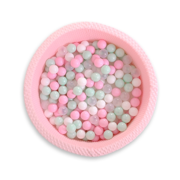 Minky Ballenbak met Ballen 200 st Roze
