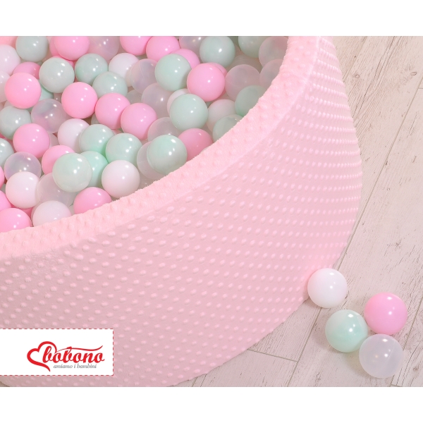 Ballenbak roze met ballen