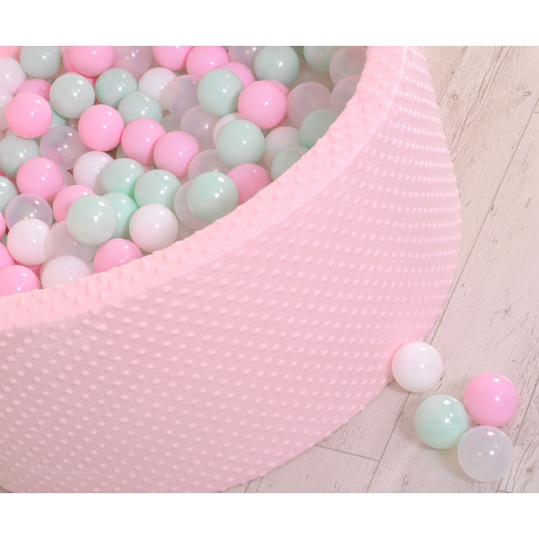 Minky Ballenbak met Ballen 200 st Roze