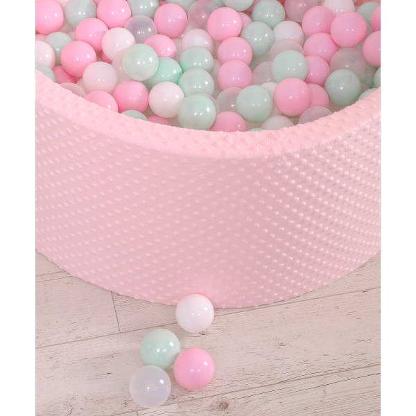 Minky Ballenbak met Ballen 200 st Roze