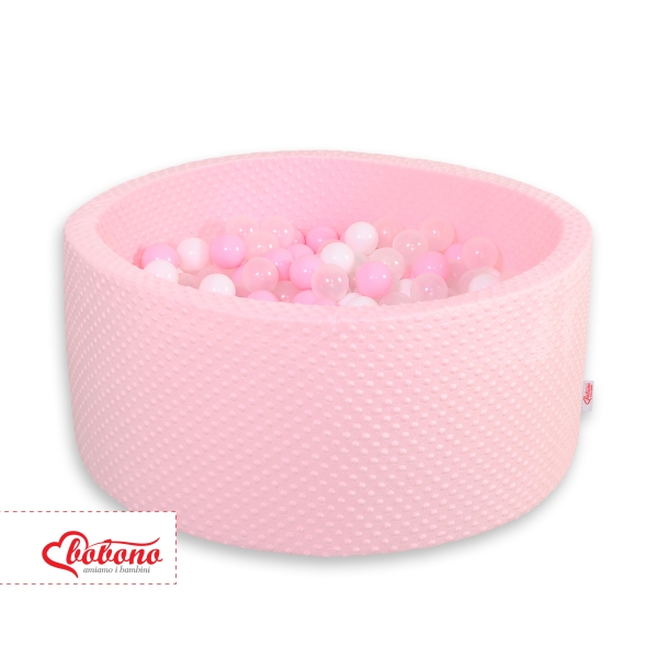 Minky Ballenbak met Ballen 200 st Roze