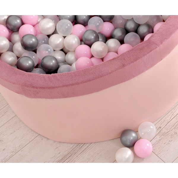 Minky Ballenbak met Ballen 200 st Stofroze