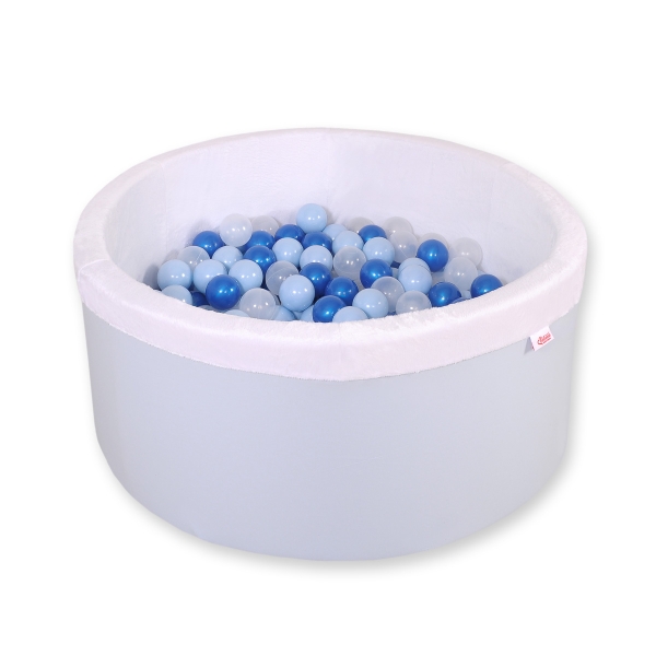Minky Ballenbak met Ballen 4x50 st Blauw
