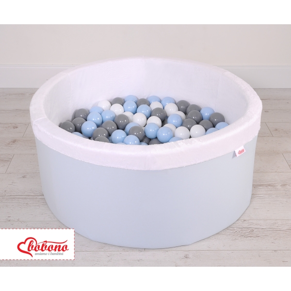Minky Ballenbak met Ballen 4x50 st Blauw