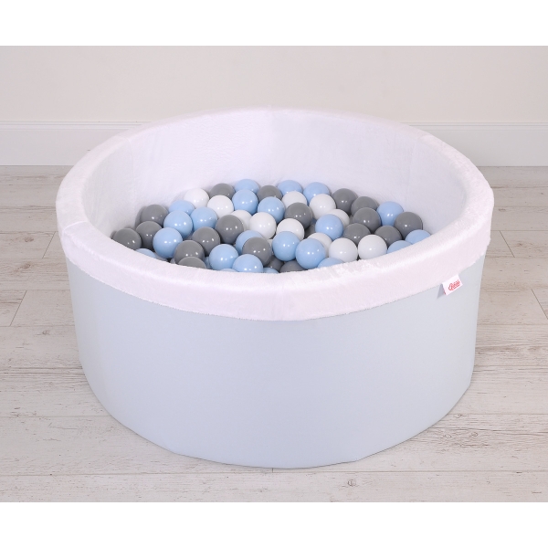 Minky Ballenbak met Ballen 4x50 st Blauw