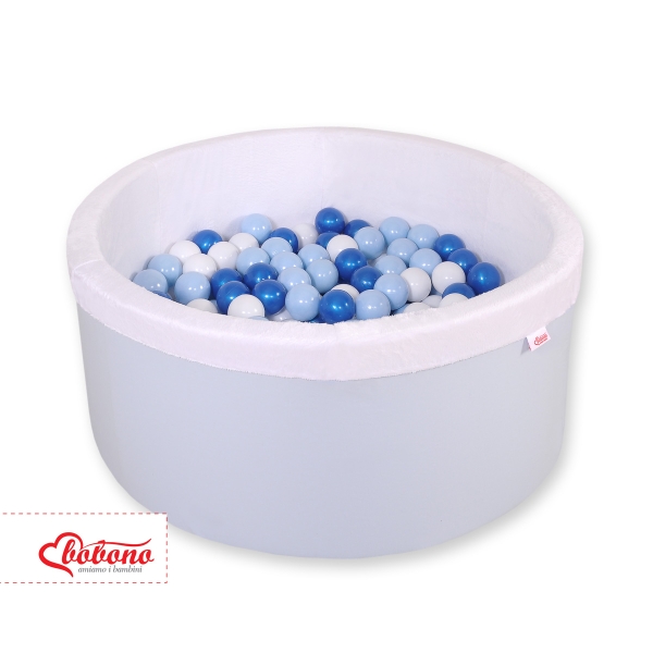Minky Ballenbak met Ballen 4x50 st Blauw