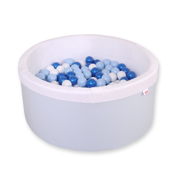 Minky Ballenbak met Ballen 4x50 st Blauw