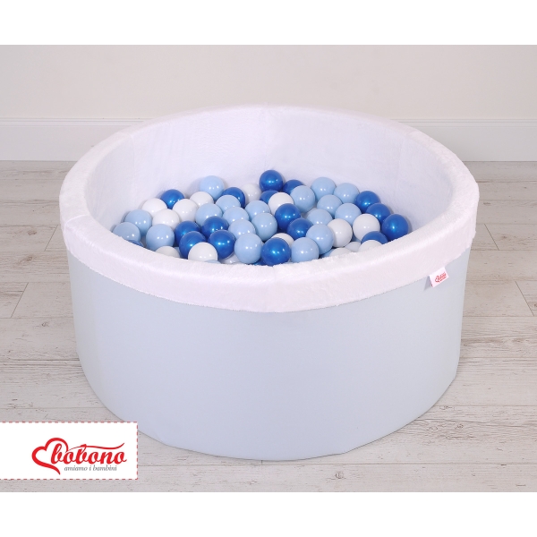 Minky Ballenbak met Ballen 4x50 st Blauw