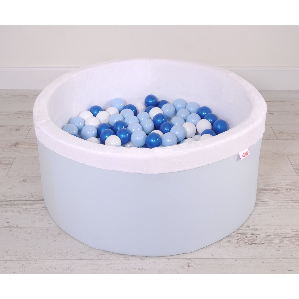 Minky Ballenbak met Ballen 4x50 st Blauw