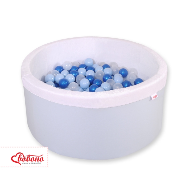 Minky Ballenbak met Ballen 4x50 st Blauw