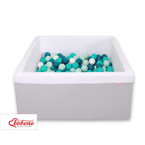 Minky Ballenbak met Ballen 4x50 st Grijs