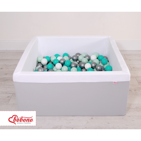 Minky Ballenbak met Ballen 4x50 st Grijs