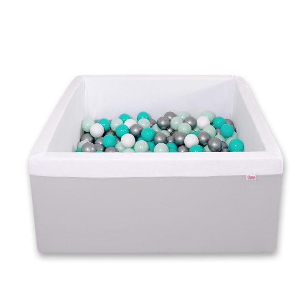 Minky Ballenbak met Ballen 4x50 st Grijs