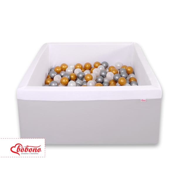 Minky Ballenbak met Ballen 4x50 st Grijs