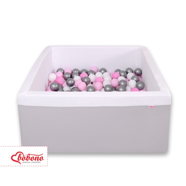 Minky Ballenbak met Ballen 4x50 st Grijs