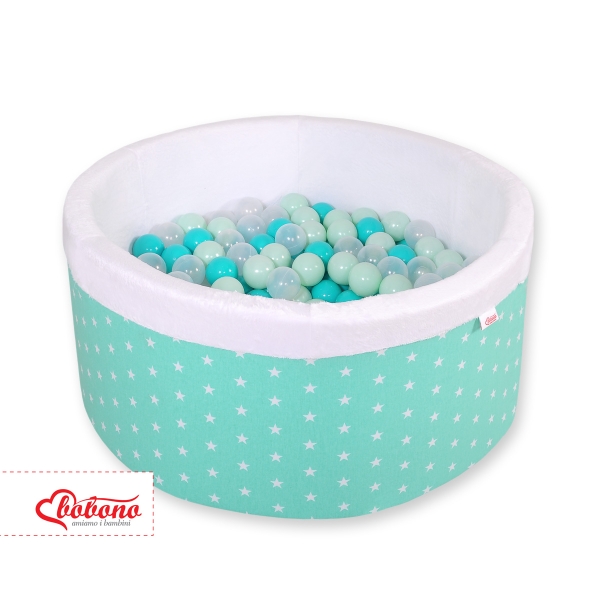 Minky Ballenbak met Ballen 4x50 st Mint