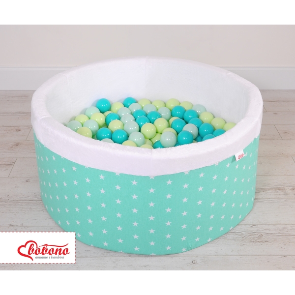 Minky Ballenbak met Ballen 4x50 st Mint