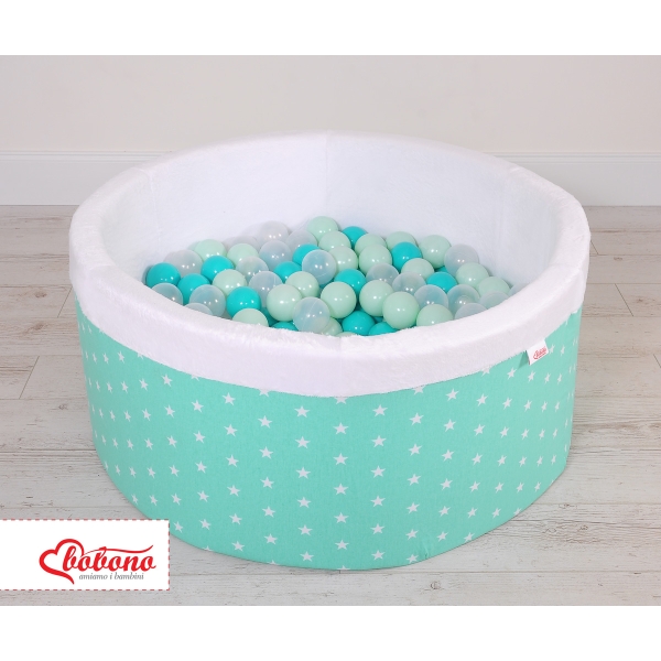 Minky Ballenbak met Ballen 4x50 st Mint