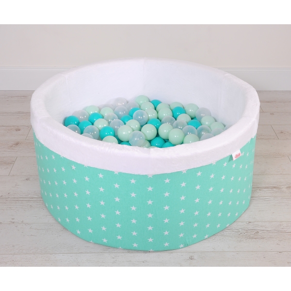 Minky Ballenbak met Ballen 4x50 st Mint