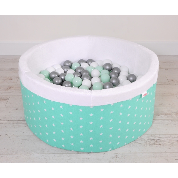 Minky Ballenbak met Ballen 4x50 st Mint