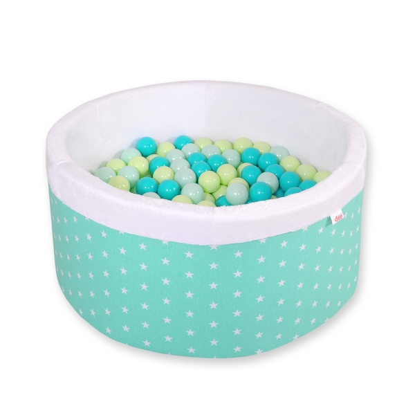 Minky Ballenbak met Ballen 4x50 st Mint