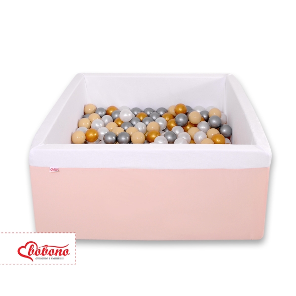 Minky Ballenbak met Ballen 4x50 st Poederroze