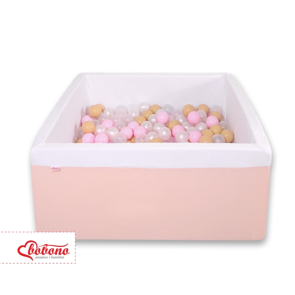 Minky Ballenbak met Ballen 4x50 st Poederroze