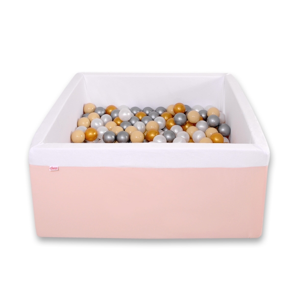 Minky Ballenbak met Ballen 4x50 st Poederroze