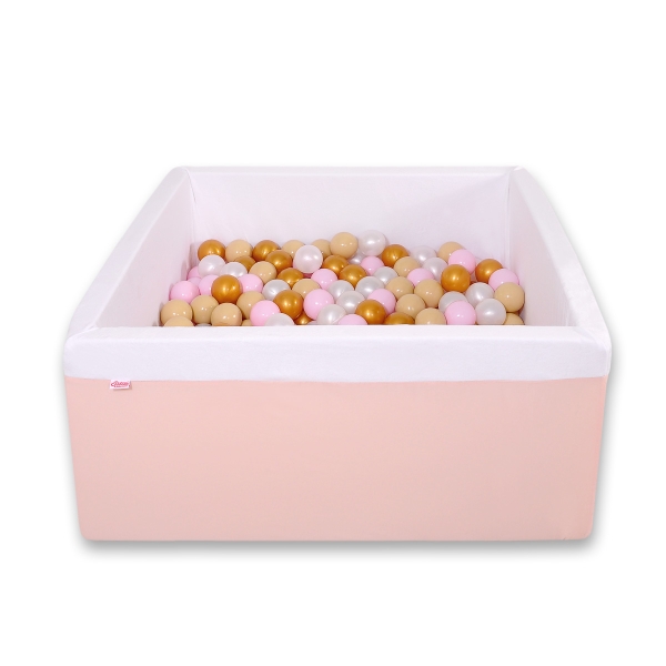 Minky Ballenbak met Ballen 4x50 st Poederroze