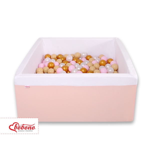 Minky Ballenbak met Ballen 4x50 st Poederroze