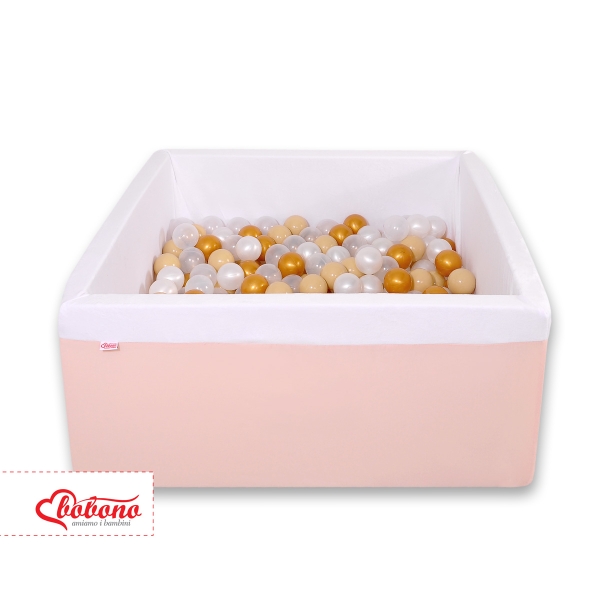 Minky Ballenbak met Ballen 4x50 st Poederroze