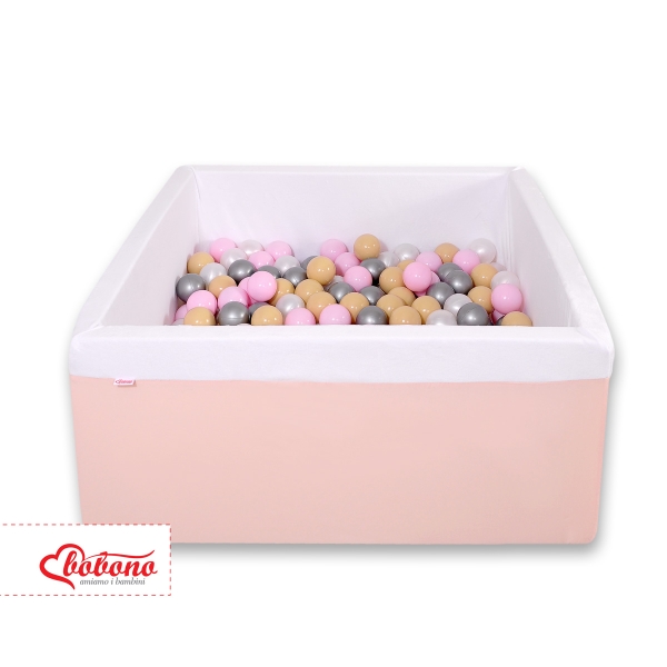 Minky Ballenbak met Ballen 4x50 st Poederroze