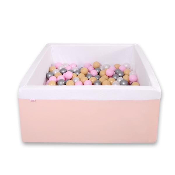 Minky Ballenbak met Ballen 4x50 st Poederroze