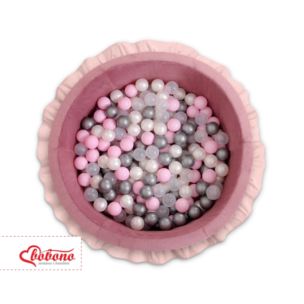 Minky Ballenbak met Ballen 4x50 st Stofroze