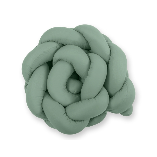 My Sweet Baby Gevlochten Bedbumper voor Babybed 180 cm Pastelgroen