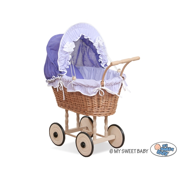 Natuurlijke Poppenwagen van Riet