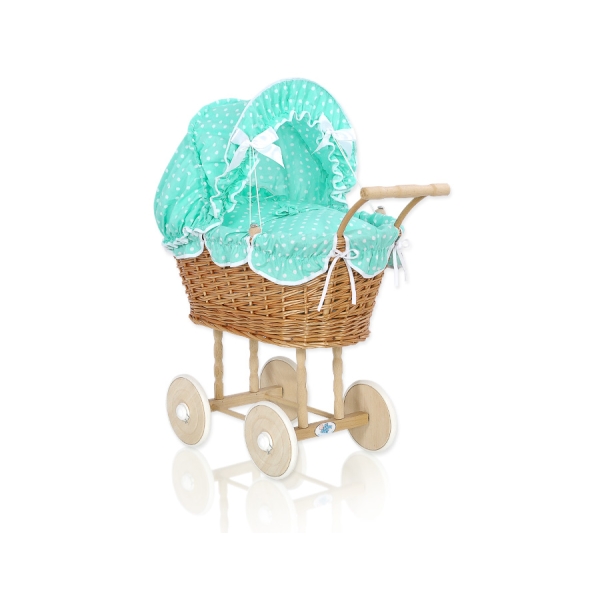 Natuurlijke Poppenwagen van Riet