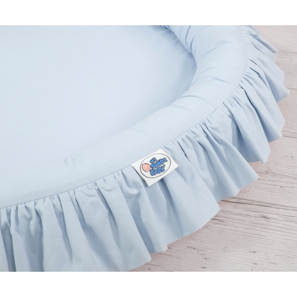 Nest met Volant voor Hangende Klamboe Blauw