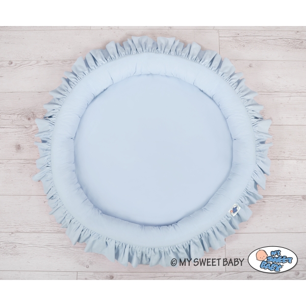 Nest met Volant voor Hangende Klamboe Blauw