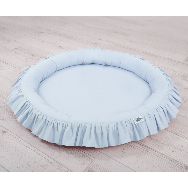 Nest met Volant voor Hangende Klamboe Blauw
