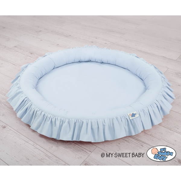 Nest met Volant voor Hangende Klamboe Blauw