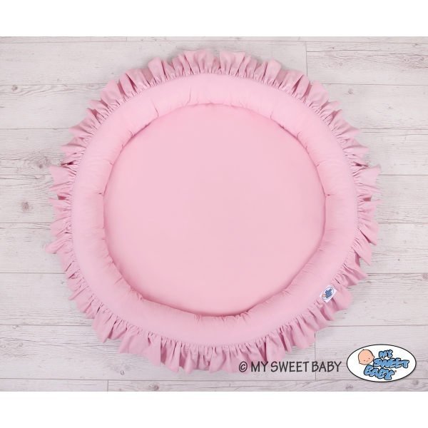 Nest met Volant voor Hangende Luifel Roze