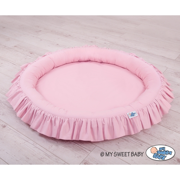 Nest met Volant voor Hangende Luifel Roze