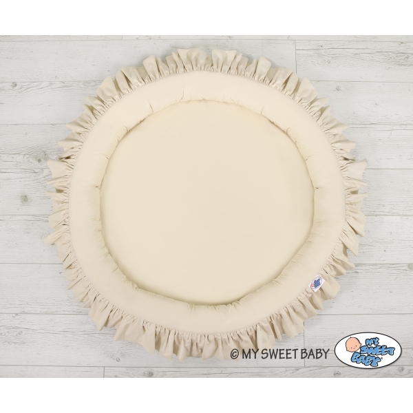Nest met Volant voor Klamboesluier Beige