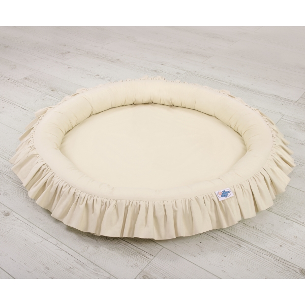 Nest met Volant voor Klamboesluier Beige