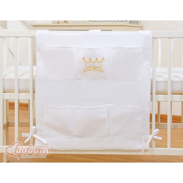 Opbergtas voor Ledikant -  Wit Little Prince Princess