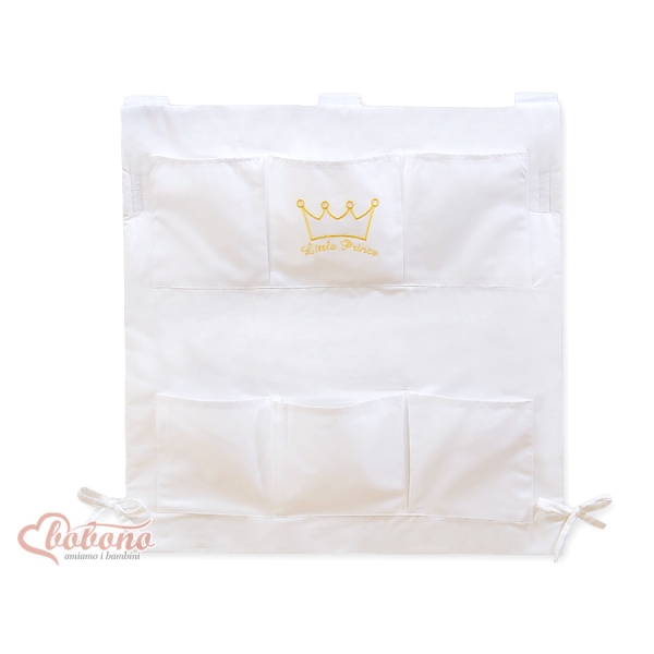 Opbergtas voor Ledikant -  Wit Little Prince Princess