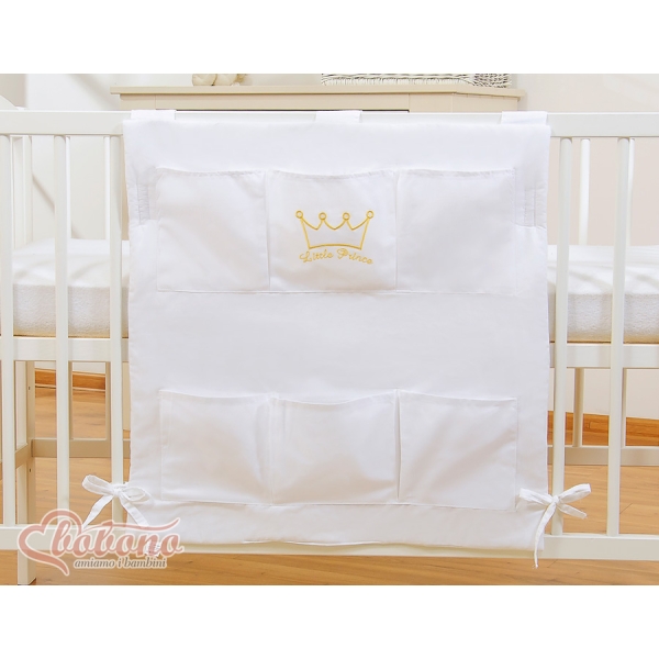 Opbergtas voor Ledikant -  Wit Little Prince Princess