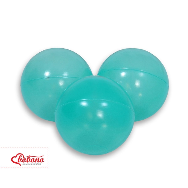 Plastic Ballen voor Ballenbak 50 st Transparant Aqua