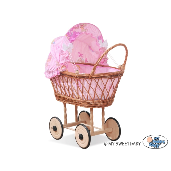 Poppenwagen Rotan